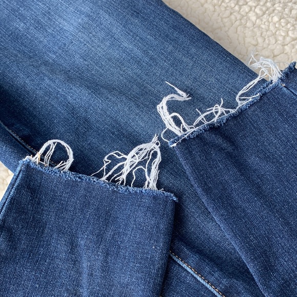 BANANA REPUBLIC | mid-rise skinny premium denim dark blue jeans - Picture 2 of 6